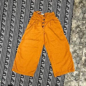 Wilfred Pleaded Linen Wide Leg Balloon Trouser